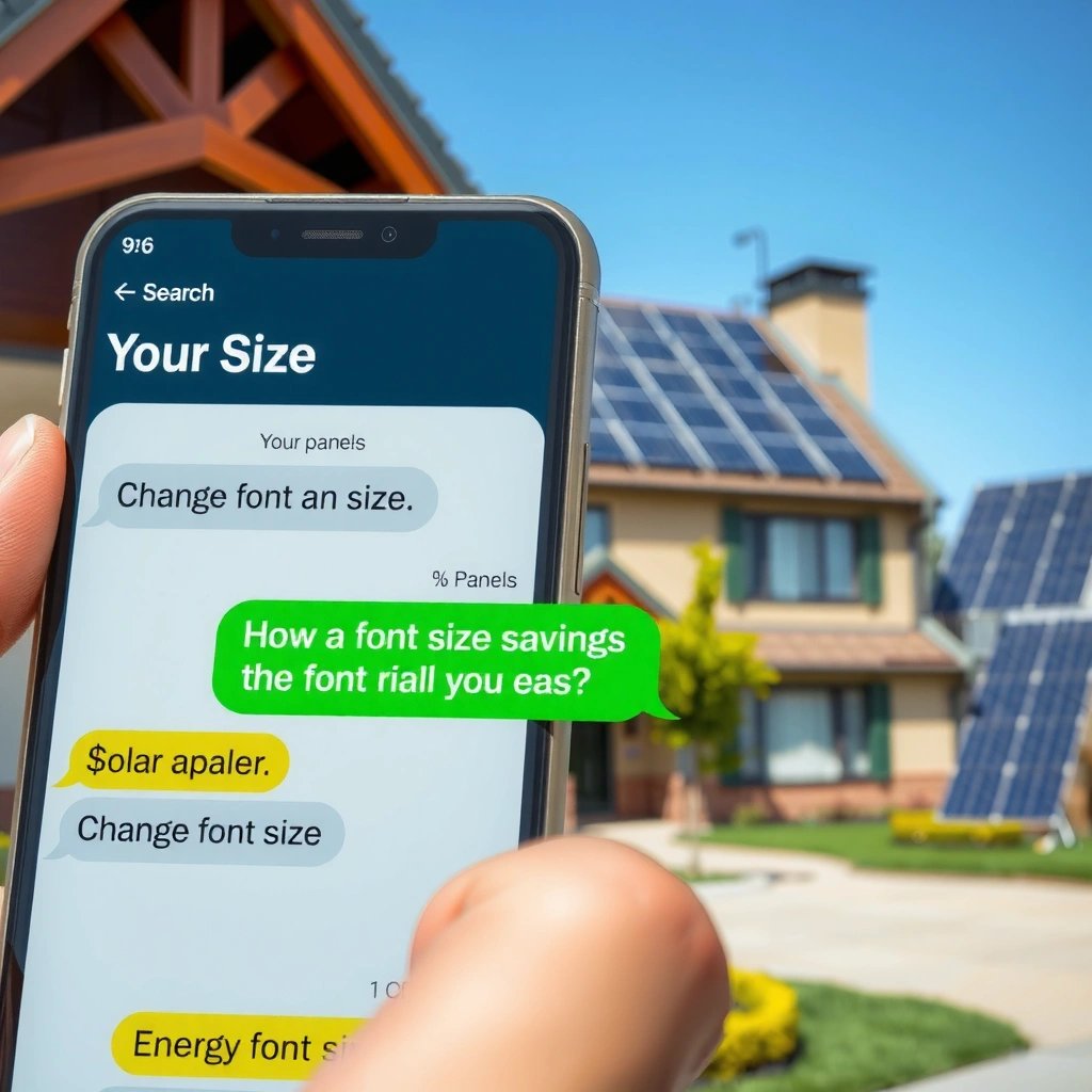 Android Font Size - how to change font size in text messages on android