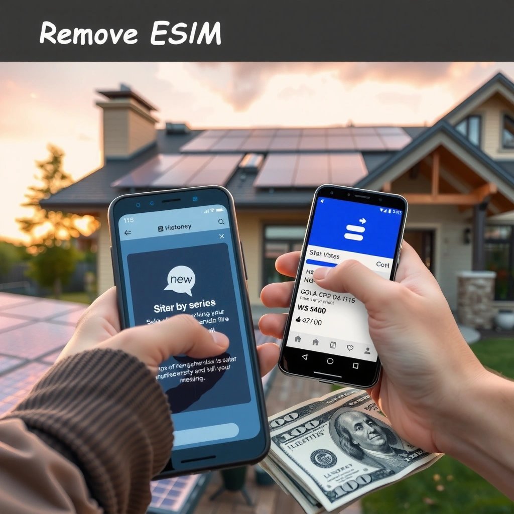Android Version - how to remove esim from android