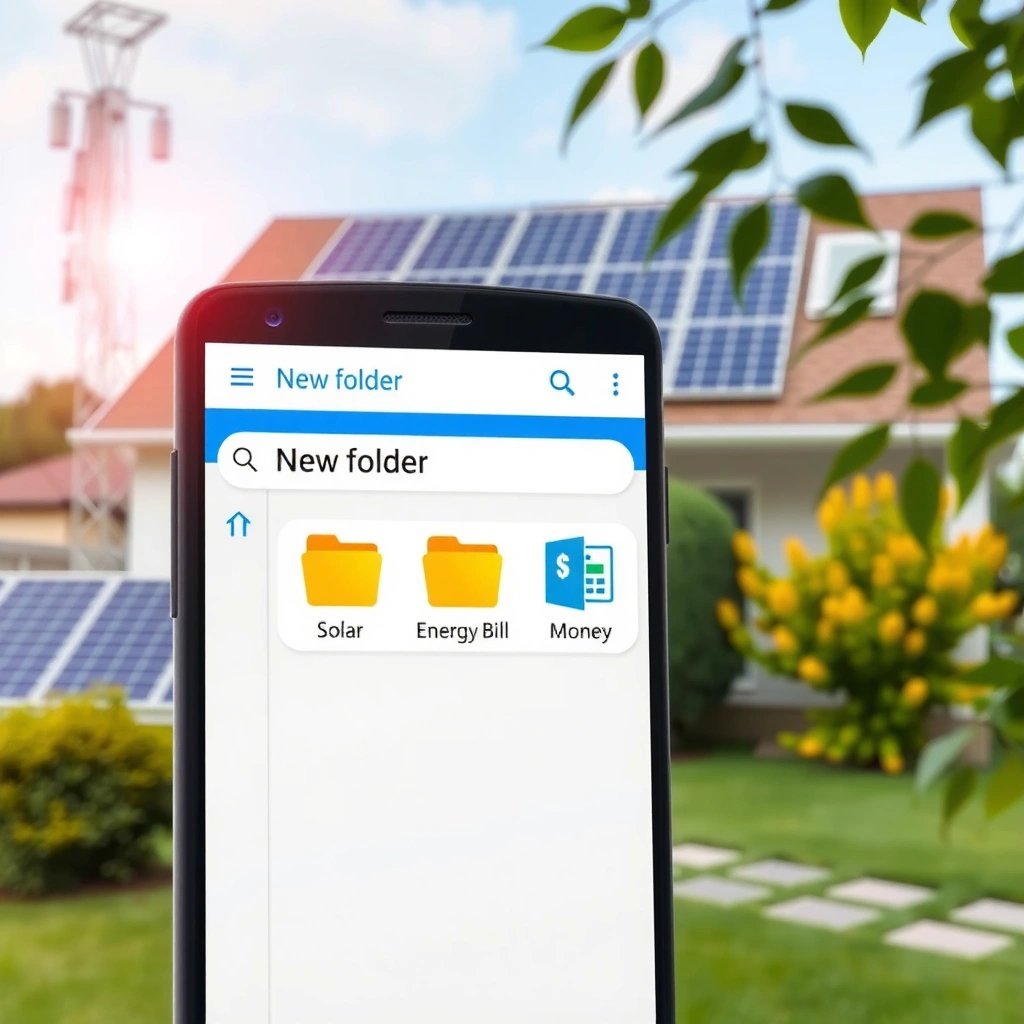 Files App - how to create new folder on android