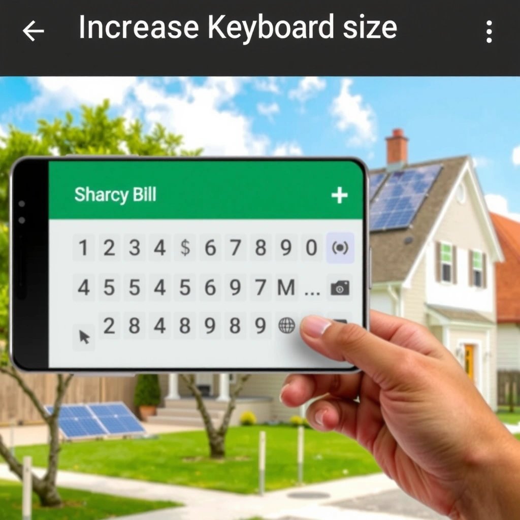 Keyboard App Settings - how to increase keyboard size on android