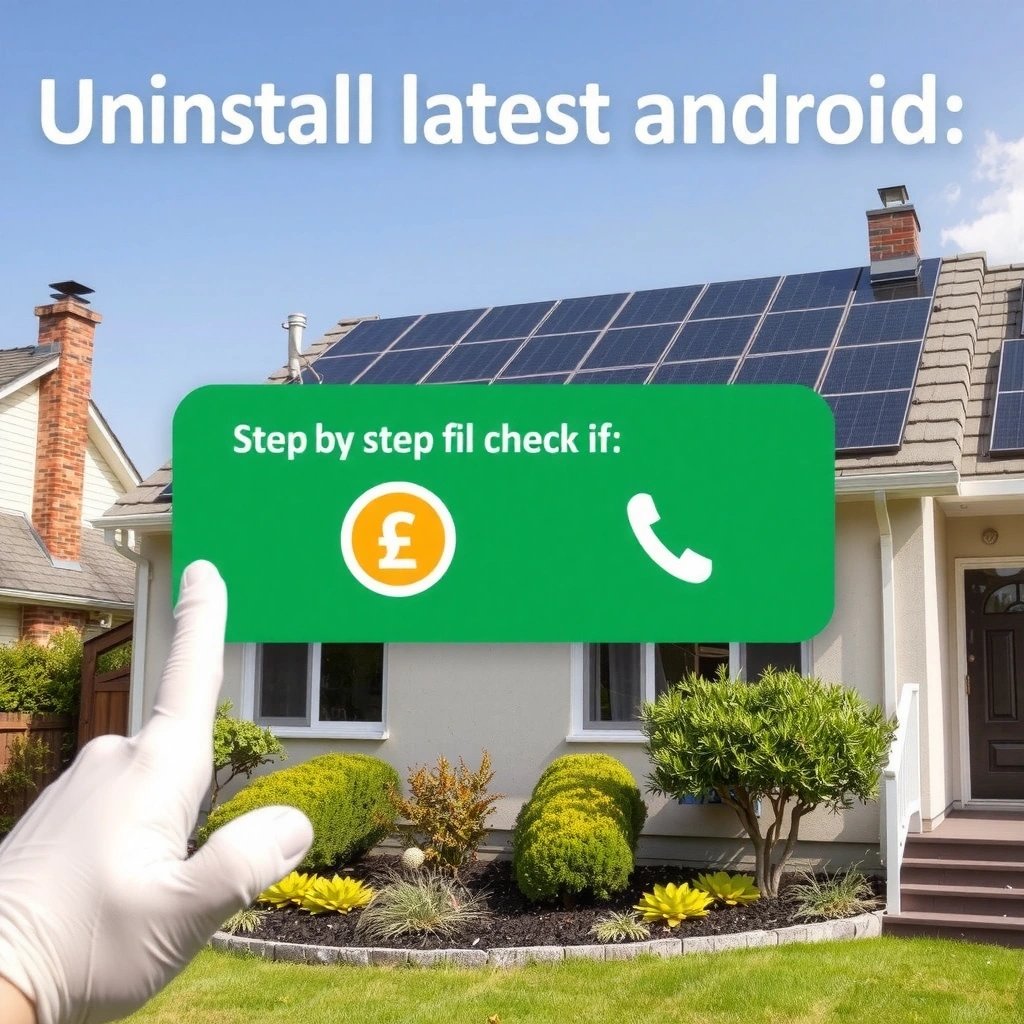 Latest Update - how to uninstall latest android update