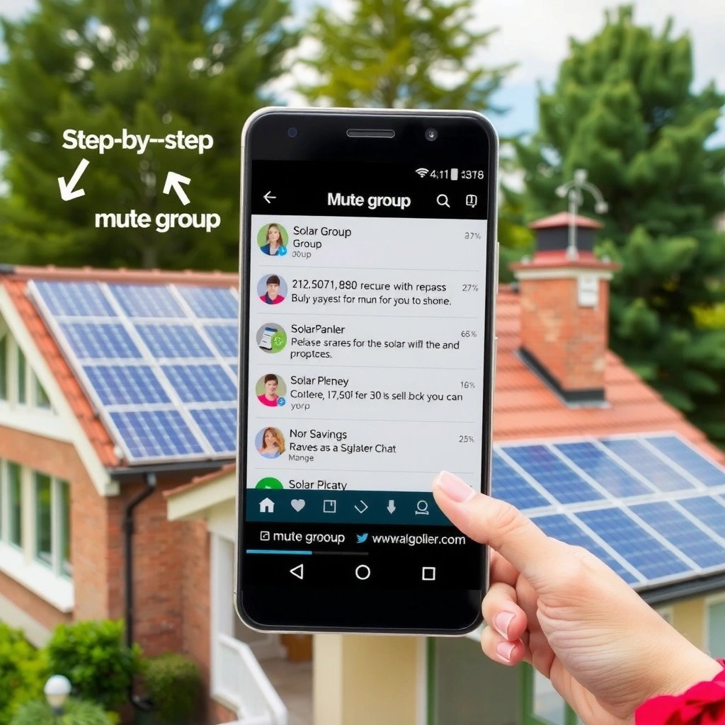 Messaging App - how to mute group chat on android