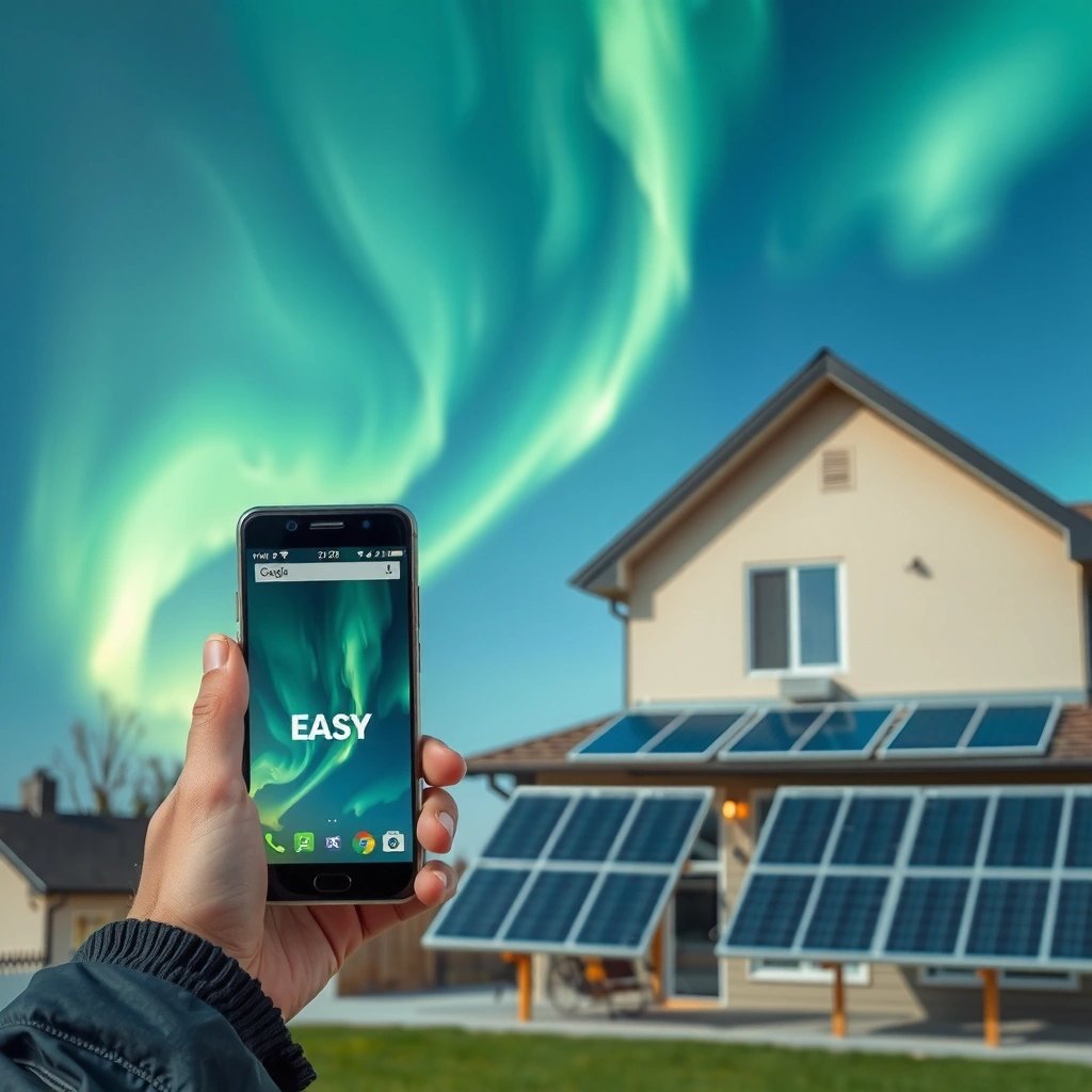 Time and Location - how to see northern lights with android phone