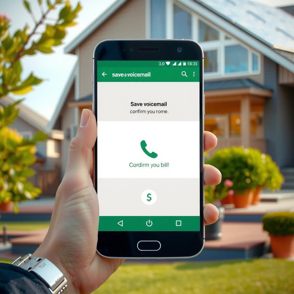 Voicemail App - how to save a voicemail on android
