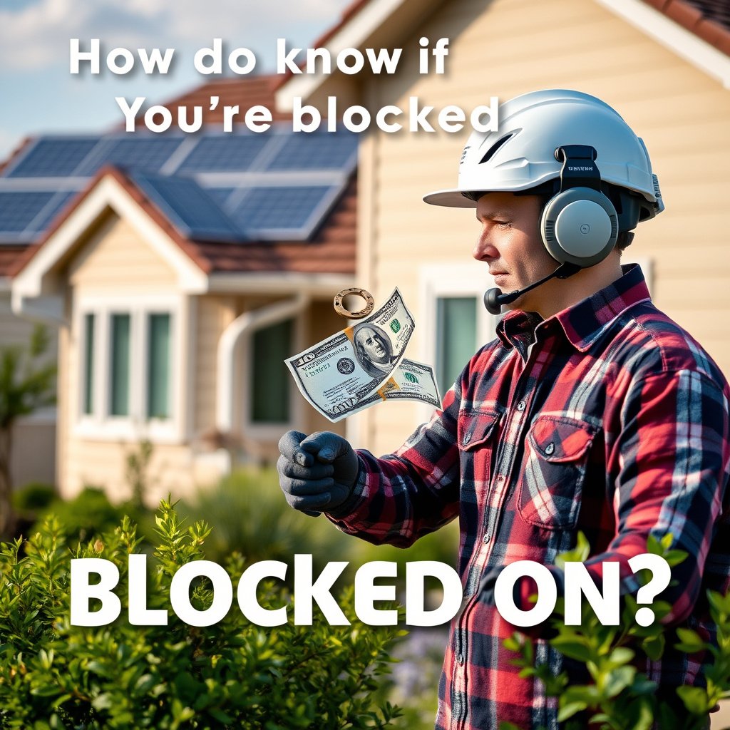 A person checking their Android device to confirm they are not blocked by someone.