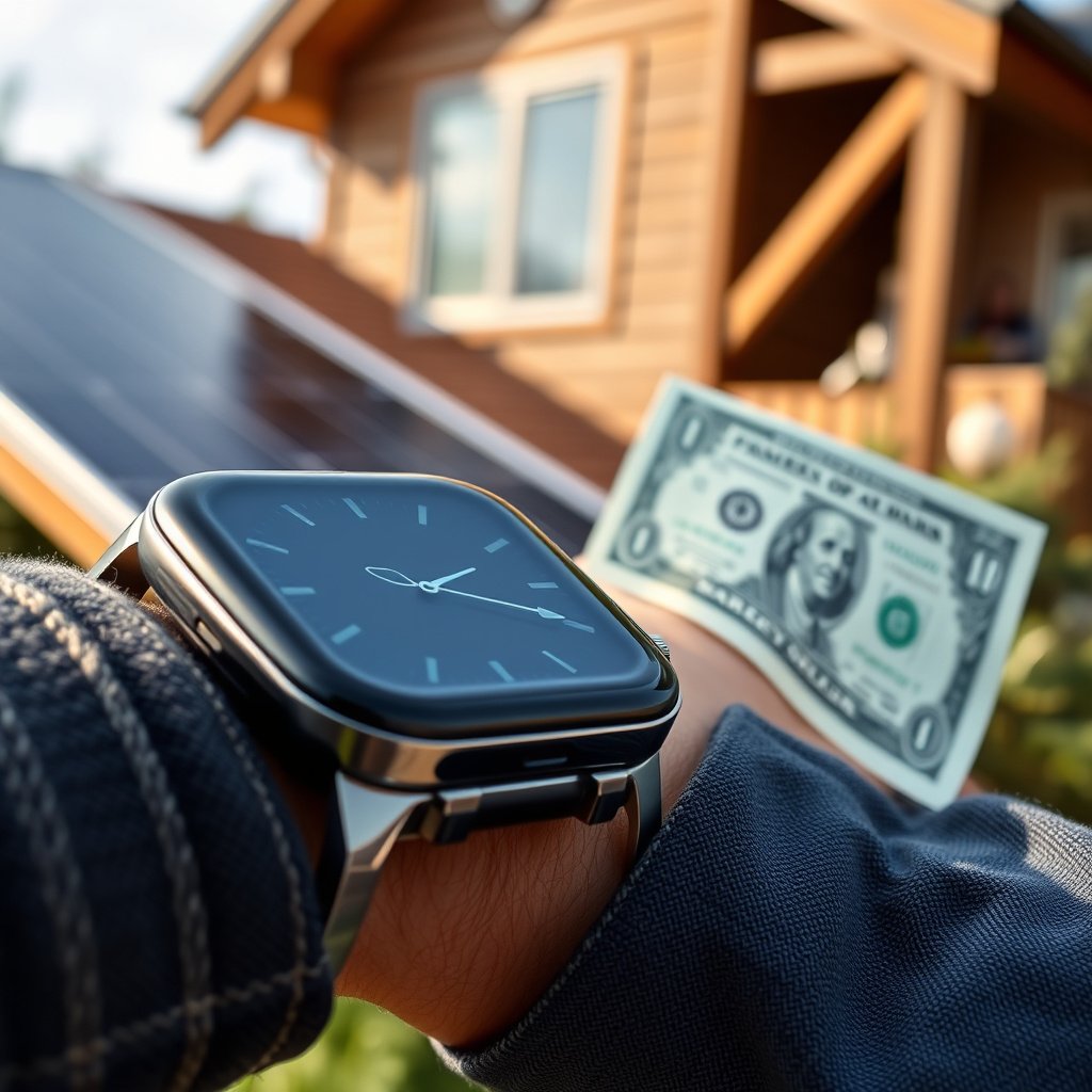 Diagram showing limited features of iWatch when used with Android devices