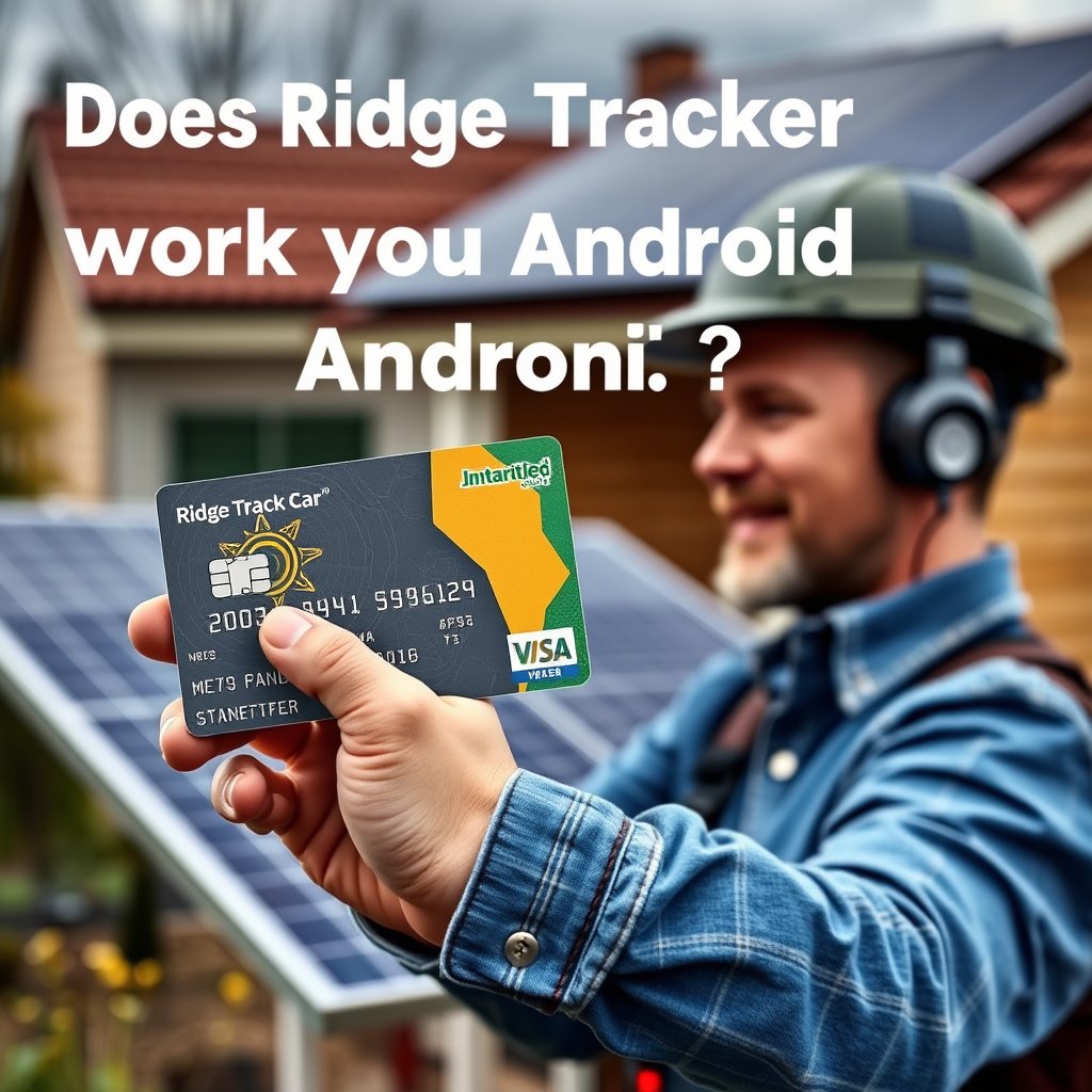 Image showing common issues with Ridge Tracker Card and solutions for Android compatibility